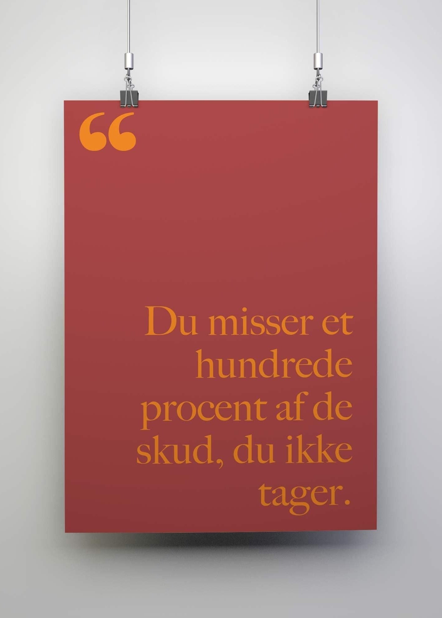 The Quote Three - WeDoArt Shop - Grafiske plakater og billedrammer i høj kvalitet